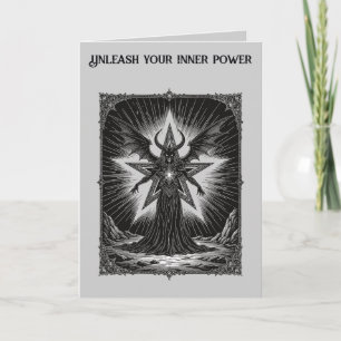 Pentagram Puls Decarabia Rijzend Kaart