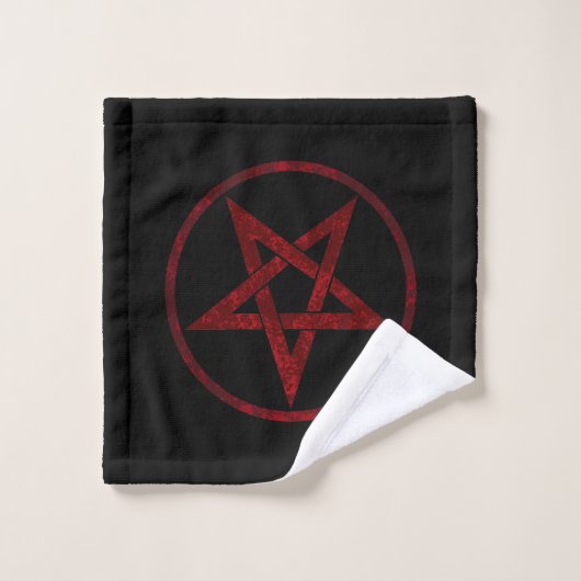 Pentagram Red Devil (Gant de toilette)