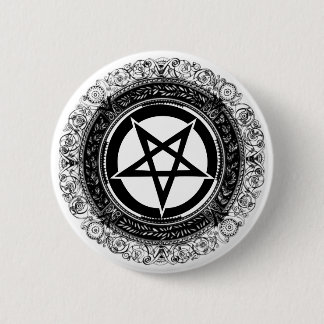  Pentagram Ronde Button 5,7 Cm