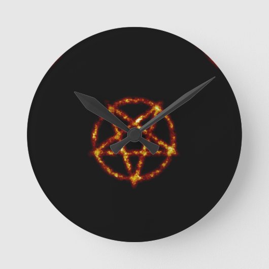 pentagram ronde klok (Voorkant)