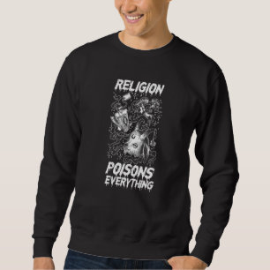 Pentagram Satanic Goat Atheist Religité Poisons Ev Trui