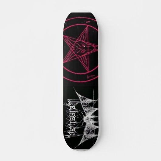 pentagram, satanisme, blitz skateboard (Voorkant)