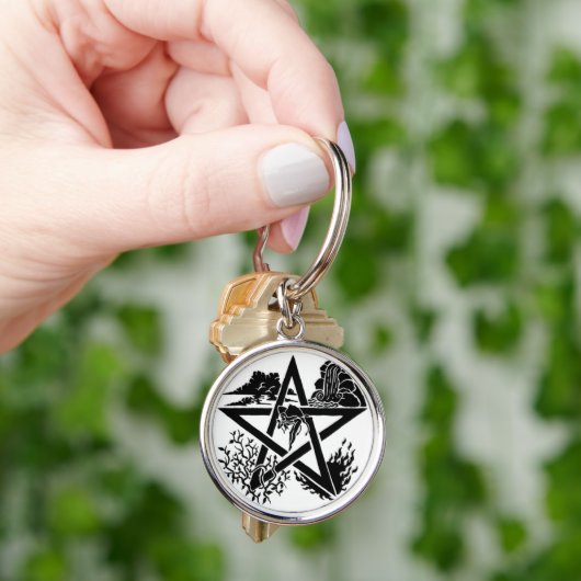 Pentagram Sleutelhanger (Hand)