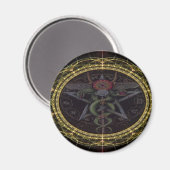 Pentagram Snakes Magneet (Voorkant / Achterkant)