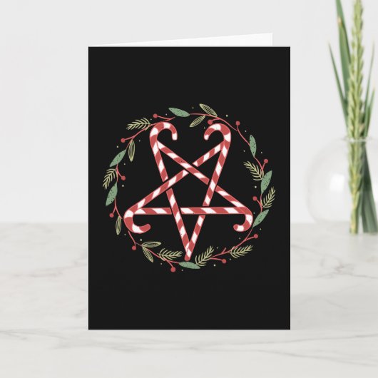 Pentagram snoepje kaart (Voorkant)