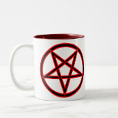 Pentagram Tweekleurige Koffiemok (Links)