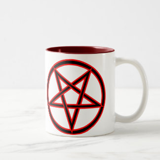 Pentagram Tweekleurige Koffiemok