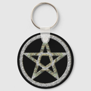 Pentagram Unisex Wicca Witch Magic Sleutelhanger