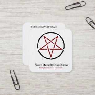 Pentagram  vierkante visitekaartje