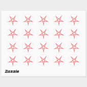 Pentagramm pentacle ronde sticker (Vel)