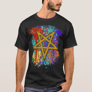Pentagrammen, duivelse satanische Design en cadeau T-shirt