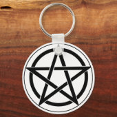 Pentagramsymbool Sleutelhanger (Voorkant)