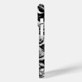 Pentakel Skelet Schedel & Rozen Tarot Kunst Case-Mate iPhone Case (Achterkant / Links)