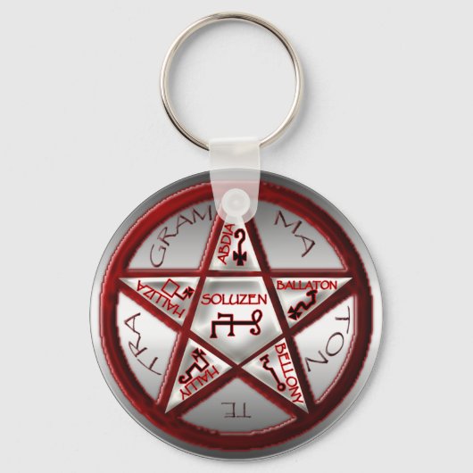 pentakel solomon sleutelhanger (Voorkant)