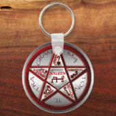 pentakel solomon sleutelhanger (Voorkant)