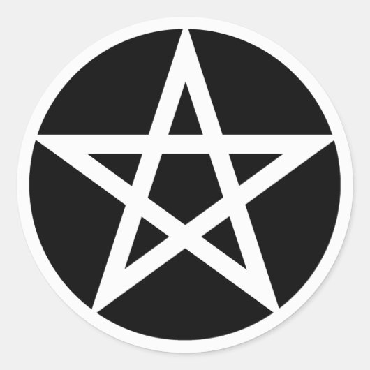 Pentakel sticker (Voorkant)