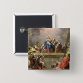 Pentecost, 1732 vierkante button 5,1 cm (Voorkant /achterkant)