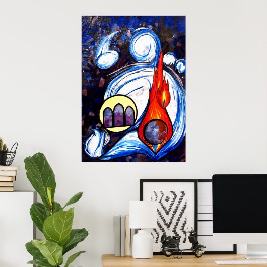 Pentecost Collage Poster (Thuiskantoor)