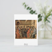 Pentecost van Duccio Briefkaart (Staand voorkant)