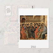 Pentecost van Duccio Briefkaart (Voorkant / Achterkant)