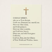 Pentecôte Vierge Marie Saint-Esprit Confirmation (Dos)