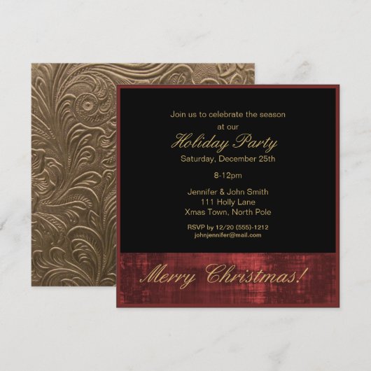 Penthouse Suite kerstfeestdag Kaart (Voorkant / Achterkant)