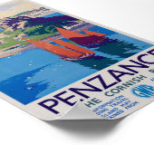 Penzance dans la Riviera de Cornouailles Poster vi (Coin)