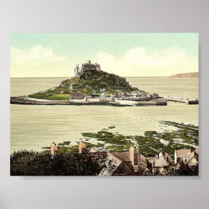 Penzance, St. Michael's Mount, Cornwall, England Poster