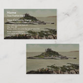 Penzance, St. Michael's Mount, Cornwall, England Visitekaartje (Voorkant / Achterkant)