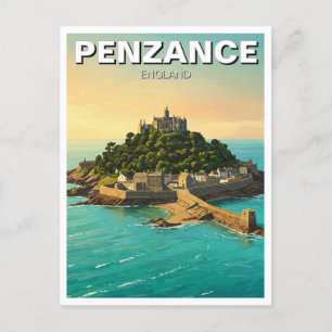 Penzance St Michael's Mount Verenigd Koninkrijk Re Briefkaart