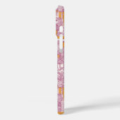 Penzance toile fuchsia clementine Case-Mate iPhone case (Achterkant / Links)