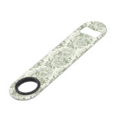 Peoné et papillons bloc impression, sauge vert et (Dos Angle)