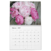 Peonies 2017 Calendrier Fleurs (Feb 2027)