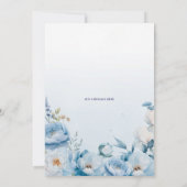 Peonies 70e anniversaire Fête Invitation (Dos)