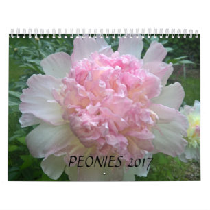 Peonies Agenda 2017 Kalender