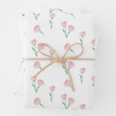 Peonies alsjeblieft Gift Wrap Inpakpapier Vel (In situ)