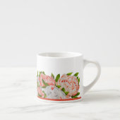 Peonies assortées sur une Mug d'Espresso (Droite)