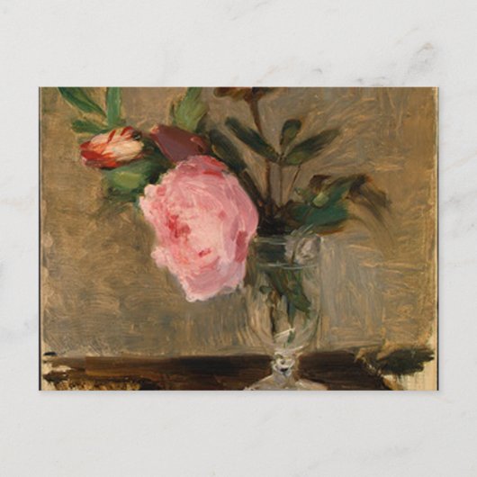 Peonies Berthe Morisot Fine Art Briefkaart (Voorkant)