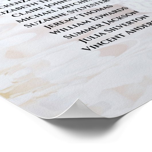 Peonies blanches 11 Tableau Mariage (Coin)