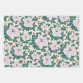 Peonies blanches et Feuilles verts (Devant 2)