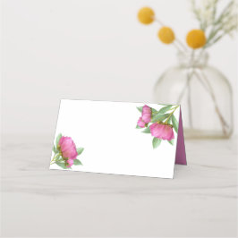 Peonies Blank Place Cards