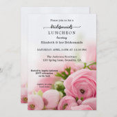 Peonies Bridesmaid Luncheon Invitation (Devant / Derrière)