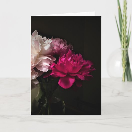 Peonies, carte (Devant)