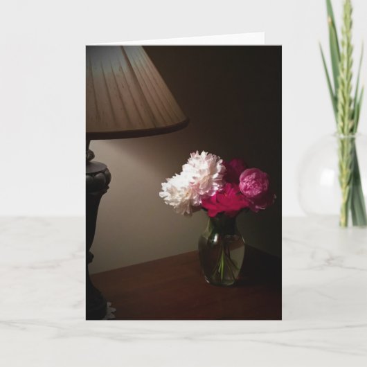 Peonies, carte (Devant)