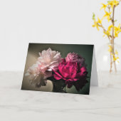 Peonies, carte (Fleur jaune)