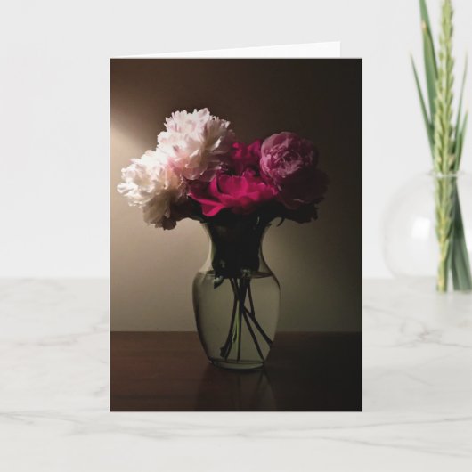 Peonies, carte (Devant)