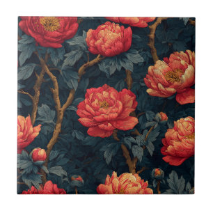 Peonies Cute Carreaux En Céramique Pour Mur De Cui