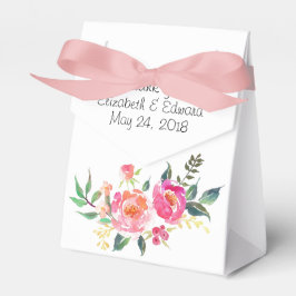 Peonies dank u bedankdoosjes