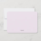 Peonies d'aquarelle rayonnantes RSVP (Dos)