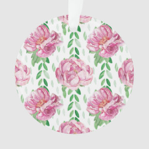 Peonies d'aquarelle rose